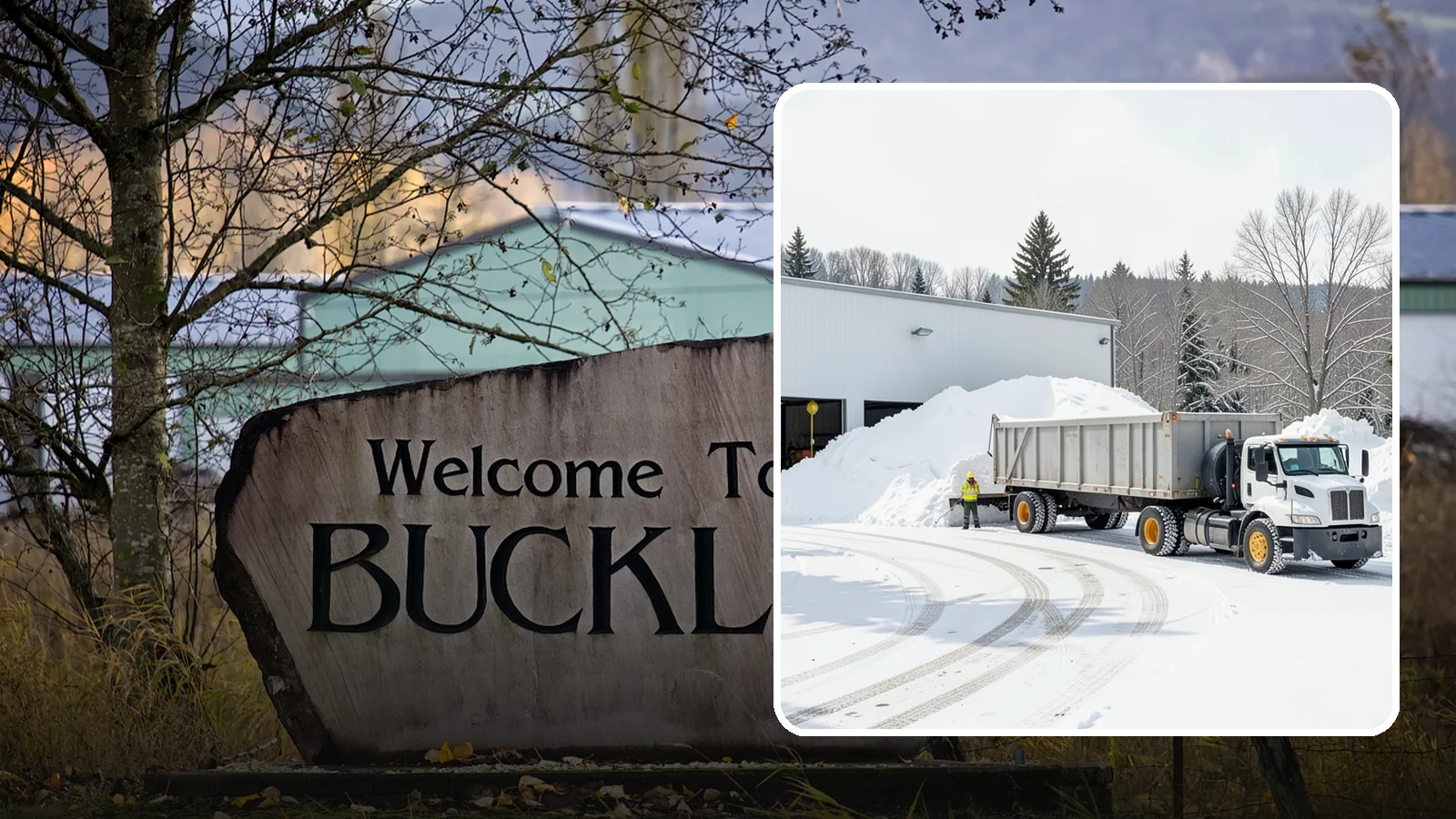 Warehouse Snow Hauling in Buckley, Pierce County, WA - We haul snow from warehouse yards, dock approaches, and truck lanes so freight keeps moving through winter.