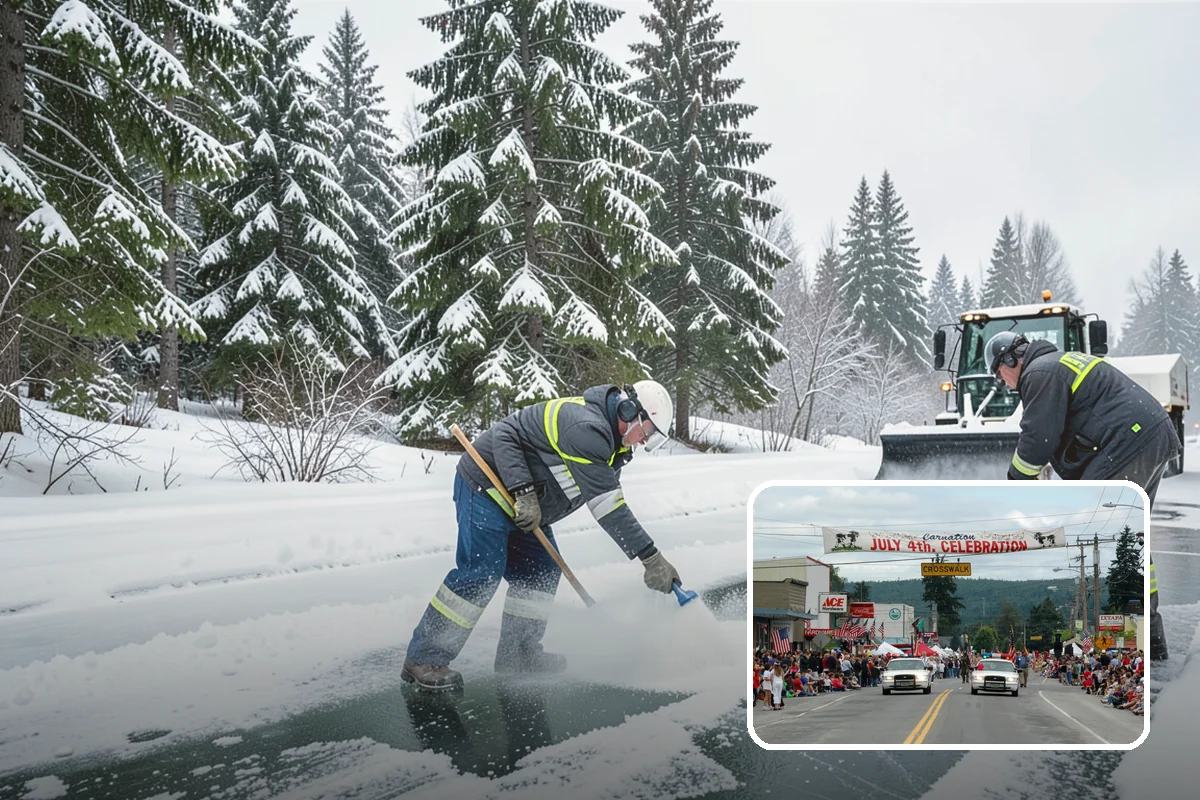 Warehouse Snow Hauling in Carnation, King County, WA - Keeps dock doors and truck lanes fully usable