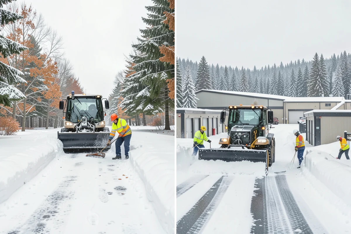 Warehouse Snow Hauling in Carnation, King County, WA - We map dock faces, truck lanes, and staging areas