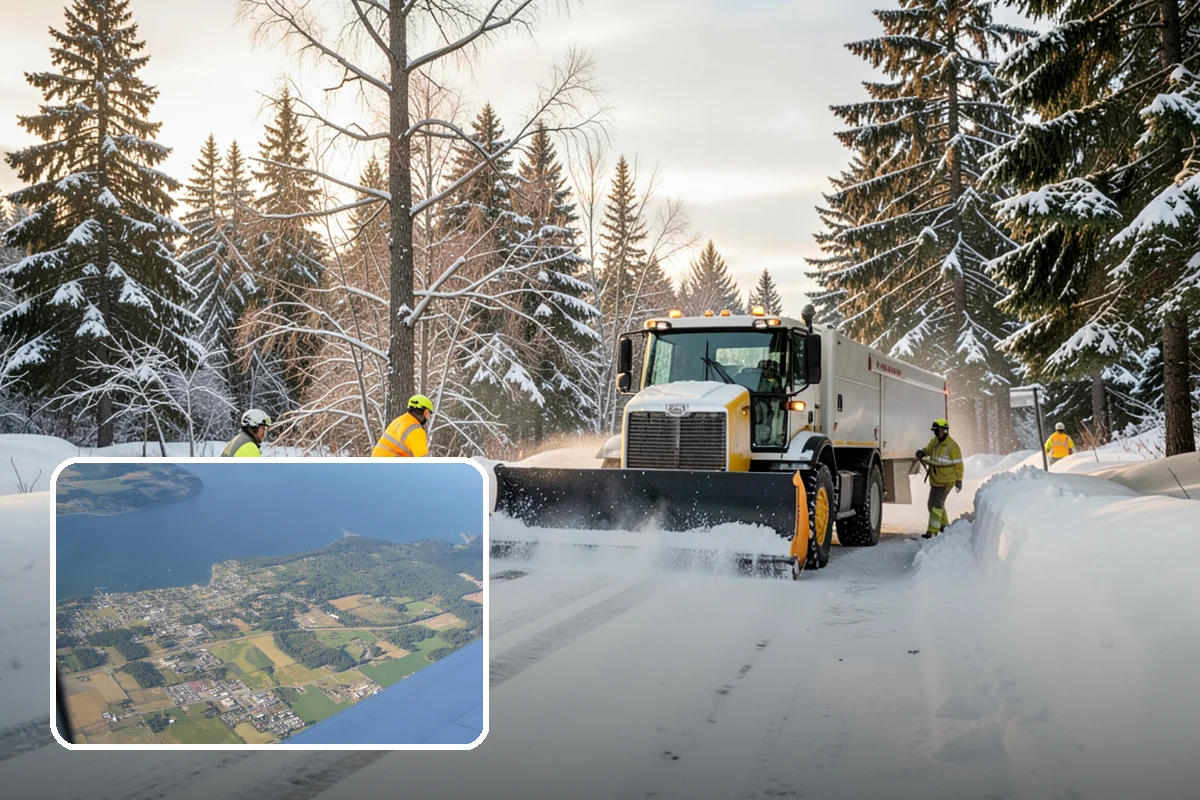 Warehouse Snow Hauling in Coupeville, Island County, WA - Keeps dock doors and truck lanes fully usable