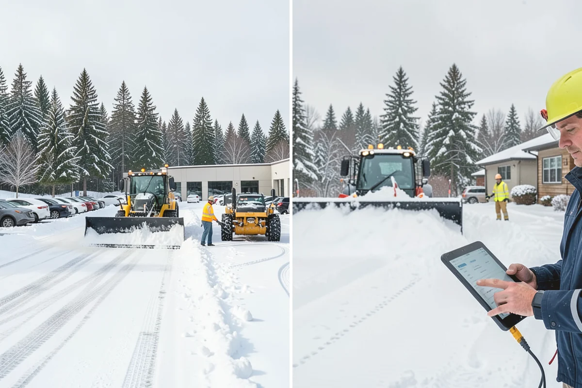 Warehouse Snow Hauling in Covington, King County, WA - We map dock faces, truck lanes, and staging areas