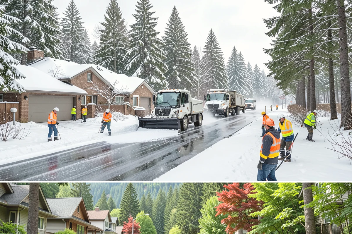 Warehouse Snow Hauling in Darrington, Snohomish County, WA - Warehouse hauling is scheduled around shipping windows whenever yard accumulation begins to restrict trailer staging and dock...