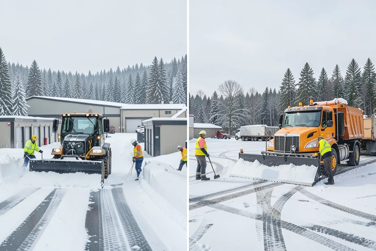 Warehouse Snow Hauling in Des Moines, King County, WA - We map dock faces, truck lanes, and staging areas