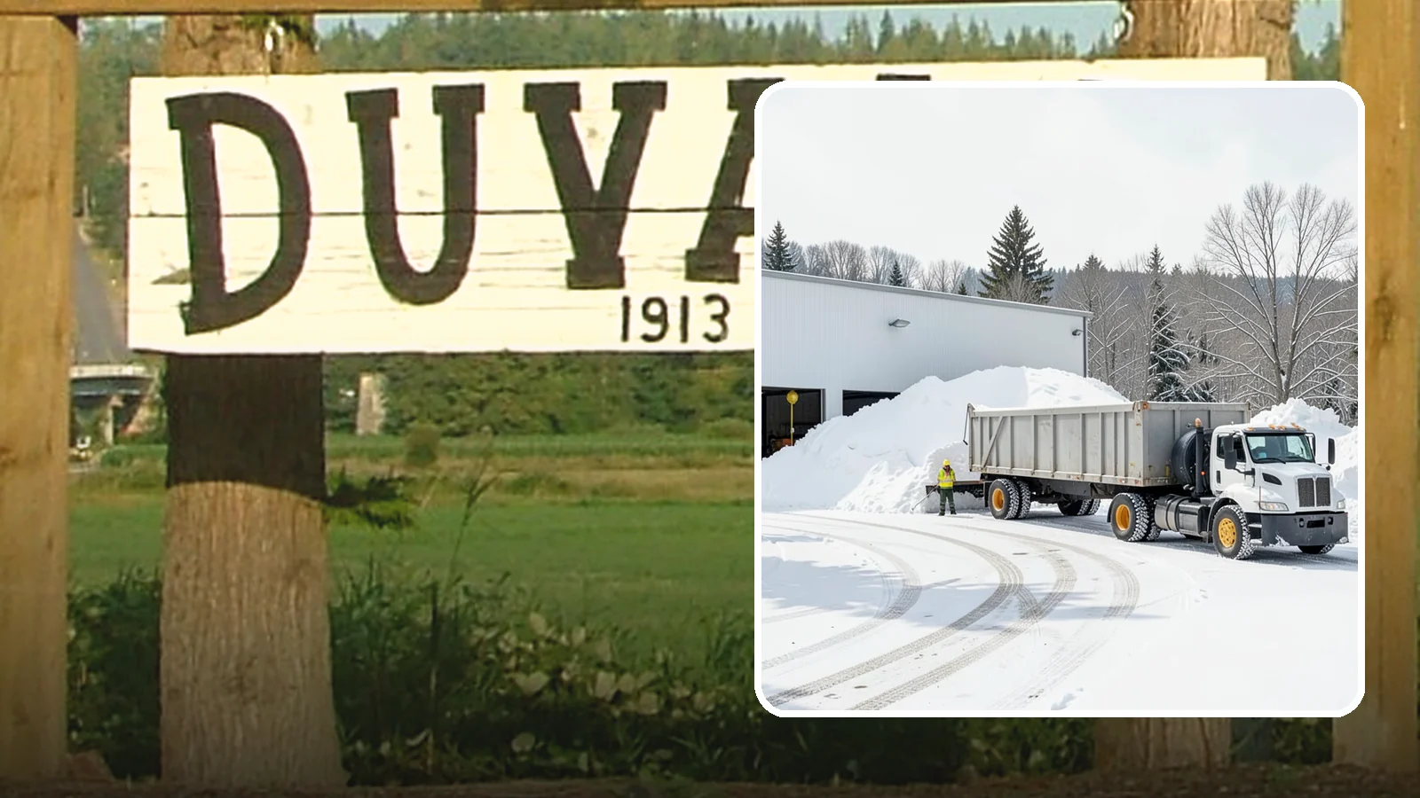 Warehouse Snow Hauling in Duvall, King County, WA - We haul snow from warehouse yards, dock approaches, and truck lanes so freight keeps moving through winter.