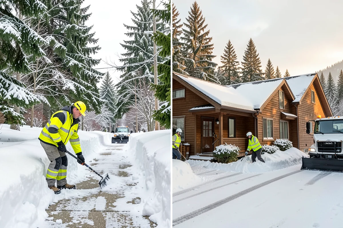 Warehouse Snow Hauling in Enumclaw, King County, WA - We map dock faces, truck lanes, and staging areas
