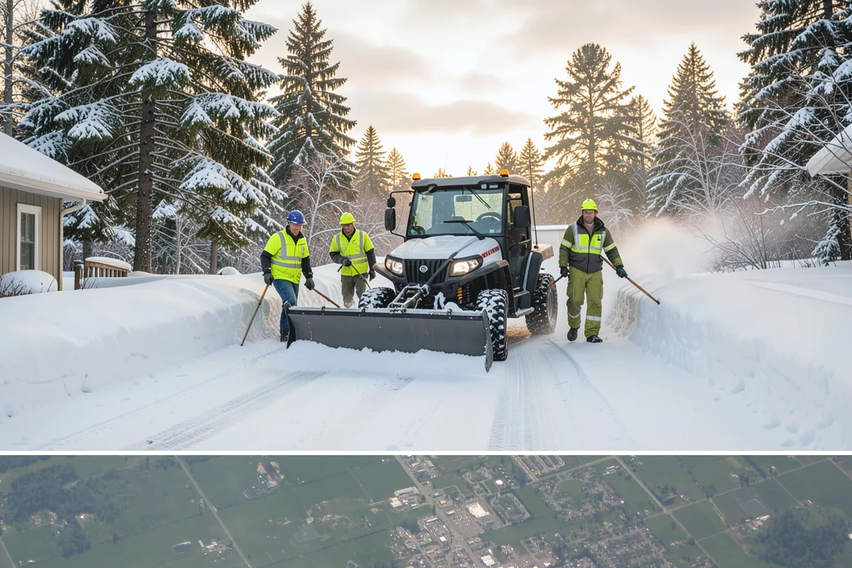 Warehouse Snow Hauling in Enumclaw, King County, WA - Warehouse hauling is scheduled around shipping windows whenever yard accumulation begins to restrict trailer staging and dock...