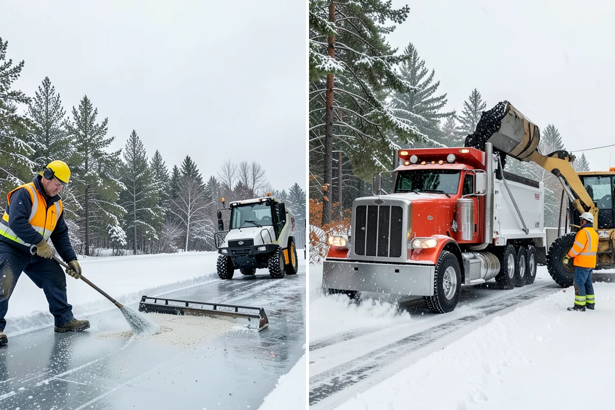 Warehouse Snow Hauling in Everett, Snohomish County, WA - We map dock faces, truck lanes, and staging areas