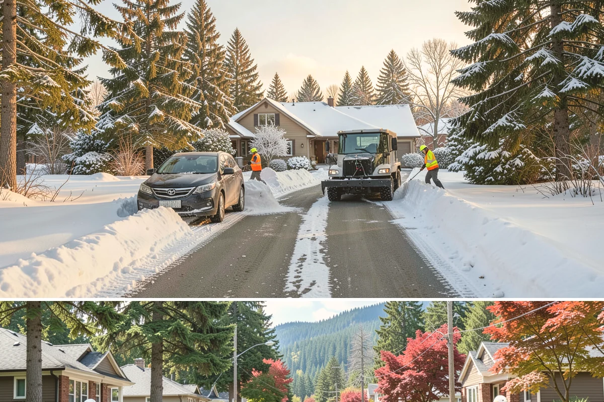Warehouse Snow Hauling in Hunts Point, King County, WA - Warehouse hauling is scheduled around shipping windows whenever yard accumulation begins to restrict trailer staging and dock...