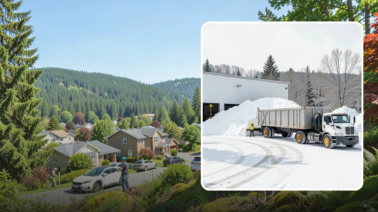 Warehouse Snow Hauling in Index, Snohomish County, WA - We haul snow from warehouse yards, dock approaches, and truck lanes so freight keeps moving through winter.