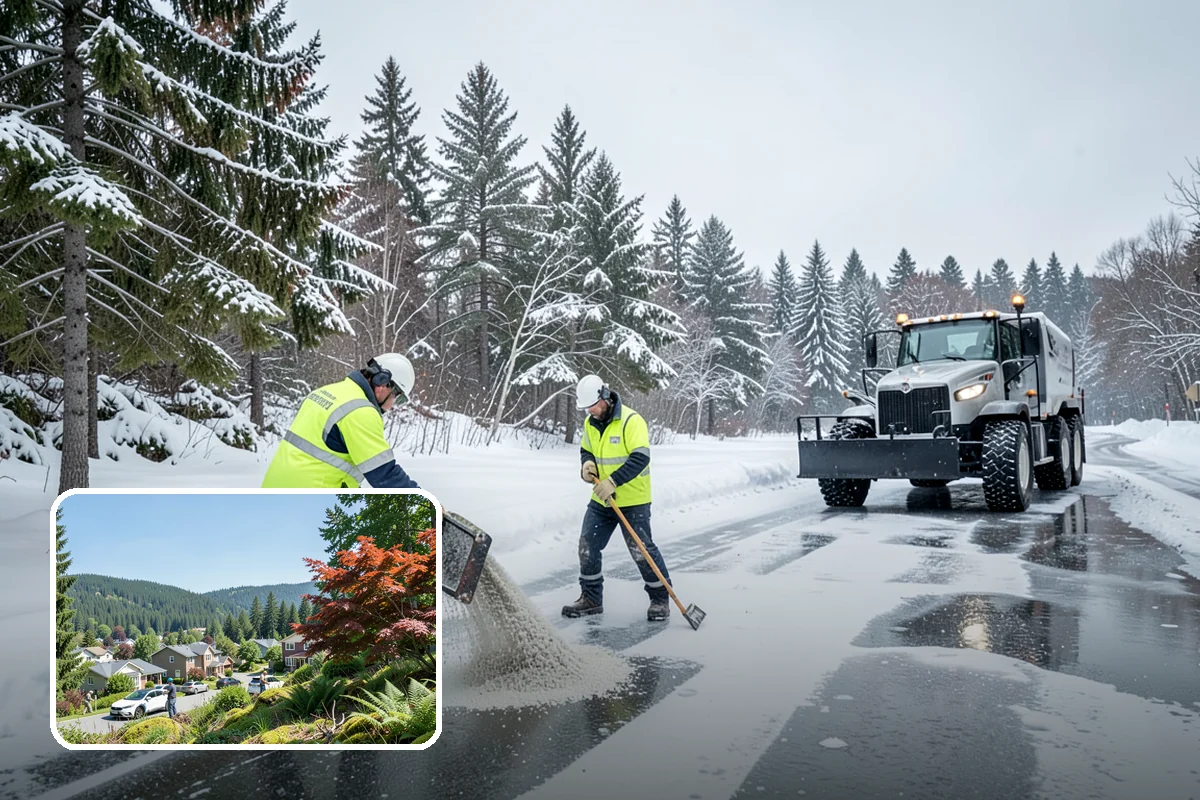 Warehouse Snow Hauling in Index, Snohomish County, WA - Keeps dock doors and truck lanes fully usable