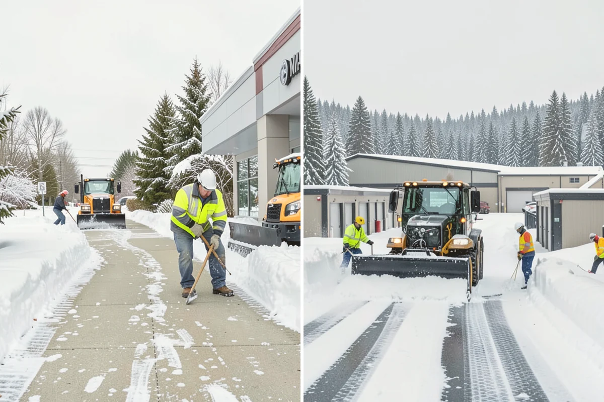 Warehouse Snow Hauling in Kent, King County, WA - We map dock faces, truck lanes, and staging areas