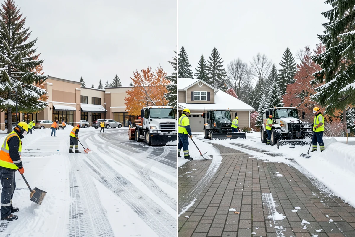 Warehouse Snow Hauling in Lake Forest Park, King County, WA - We map dock faces, truck lanes, and staging areas