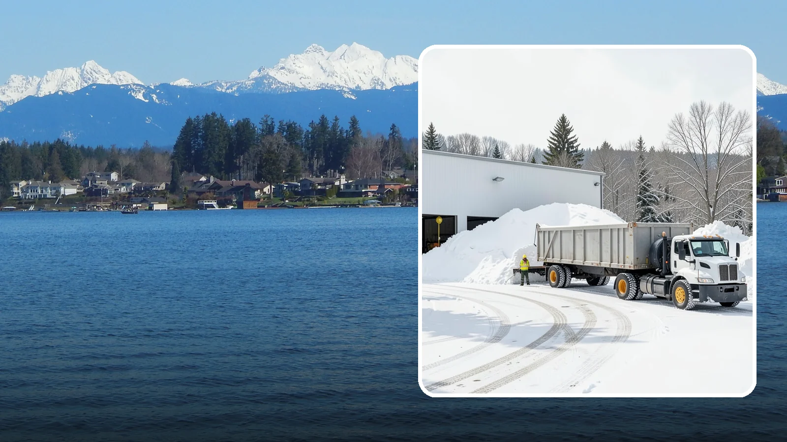 Warehouse Snow Hauling in Lake Stevens, Snohomish County, WA - We haul snow from warehouse yards, dock approaches, and truck lanes so freight keeps moving through winter.