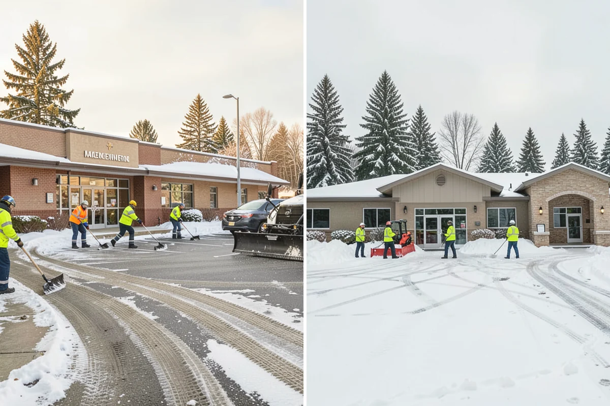 Warehouse Snow Hauling in Lake Stevens, Snohomish County, WA - We map dock faces, truck lanes, and staging areas