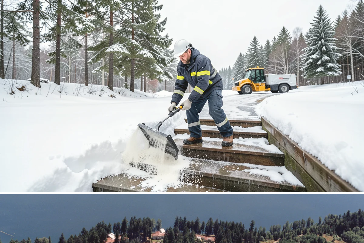 Warehouse Snow Hauling in Lakewood, Pierce County, WA - Warehouse hauling is scheduled around shipping windows whenever yard accumulation begins to restrict trailer staging and dock...