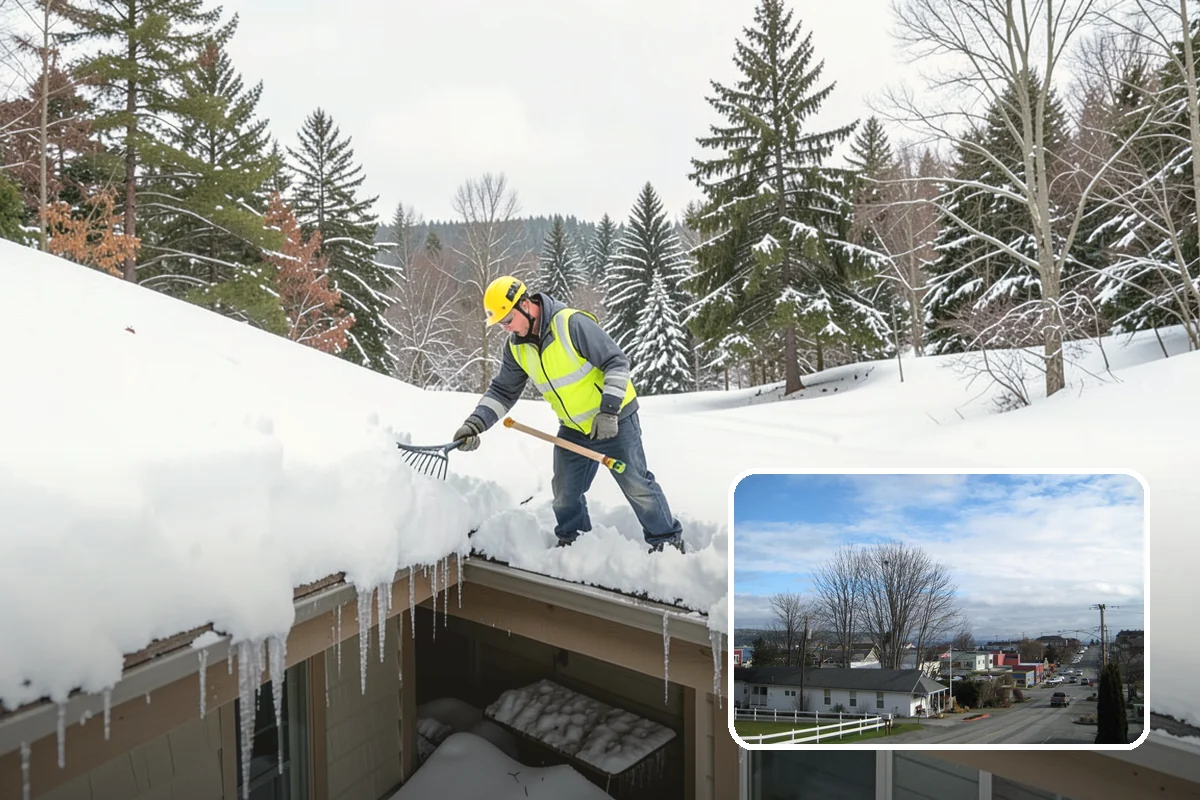 Warehouse Snow Hauling in Langley, Island County, WA - Keeps dock doors and truck lanes fully usable