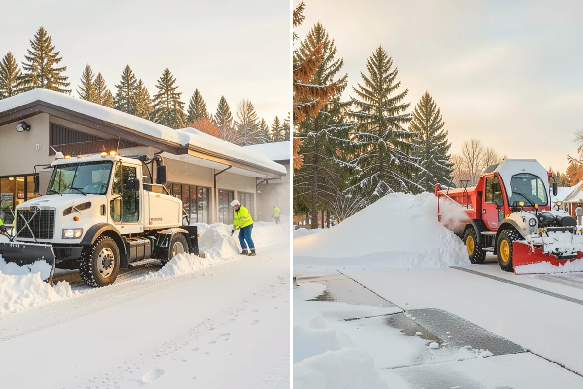 Warehouse Snow Hauling in Langley, Island County, WA - We map dock faces, truck lanes, and staging areas