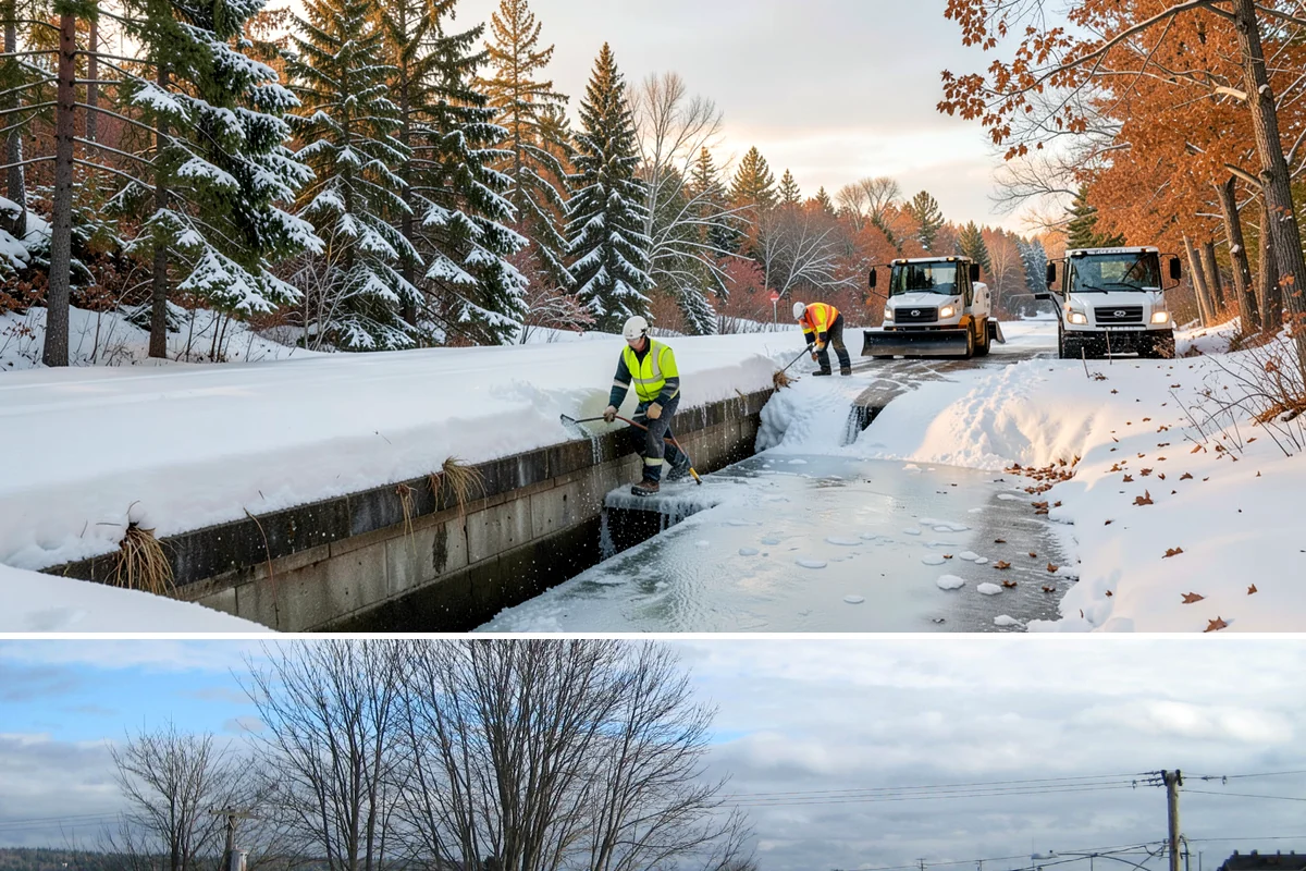 Warehouse Snow Hauling in Langley, Island County, WA - Warehouse hauling is scheduled around shipping windows whenever yard accumulation begins to restrict trailer staging and dock...