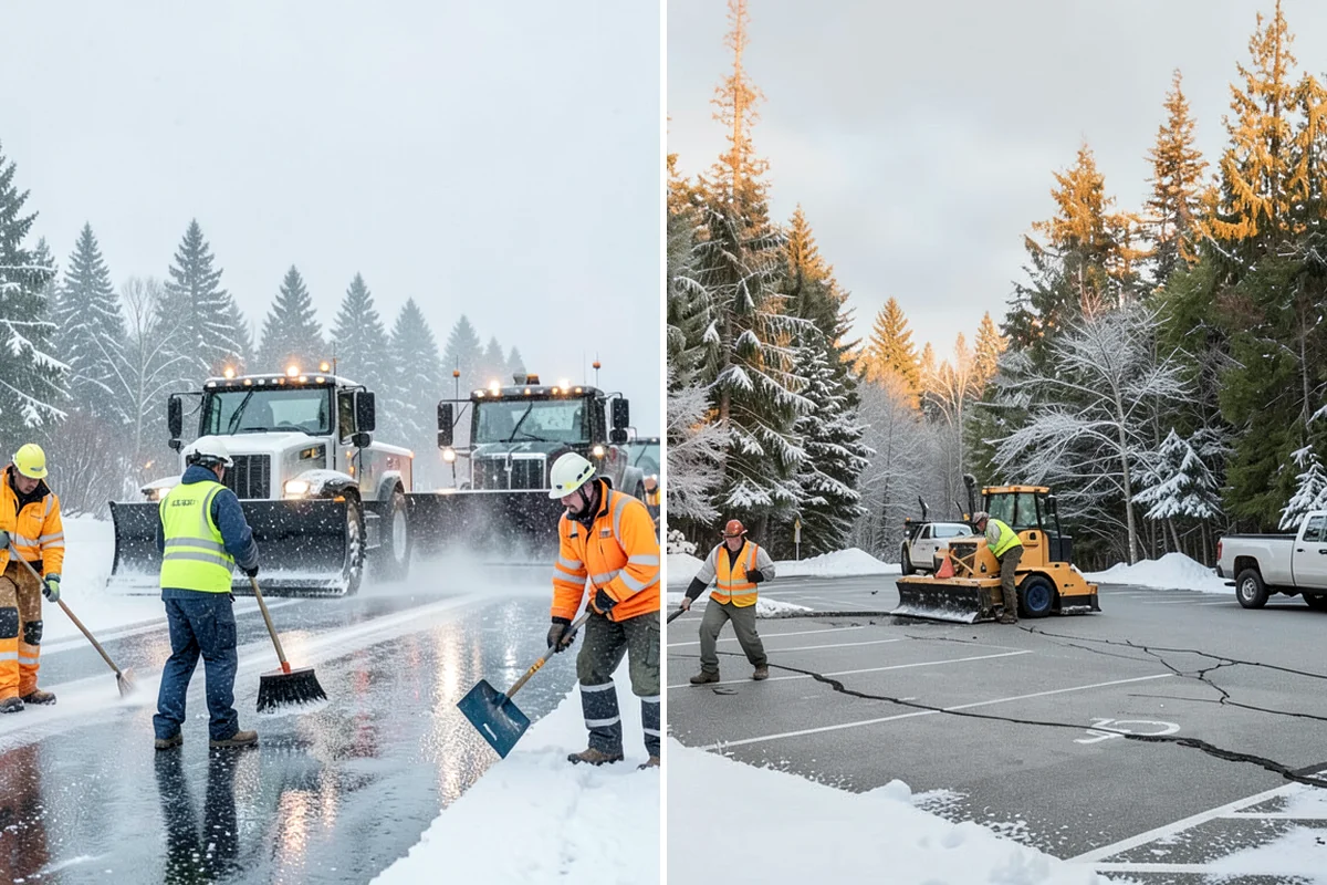 Warehouse Snow Hauling in Lyman, Skagit County, WA - We map dock faces, truck lanes, and staging areas