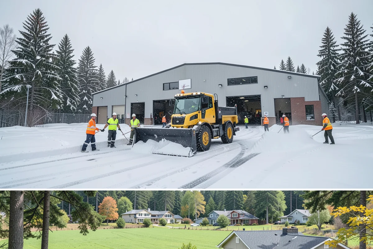 Warehouse Snow Hauling in Lyman, Skagit County, WA - Warehouse hauling is scheduled around shipping windows whenever yard accumulation begins to restrict trailer staging and dock...