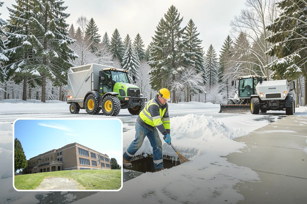 Warehouse Snow Hauling in Maple Valley, King County, WA - Keeps dock doors and truck lanes fully usable