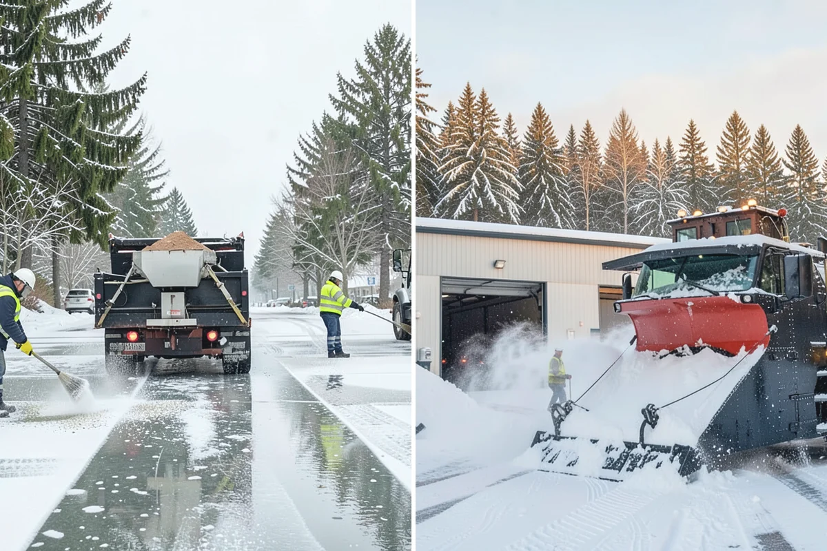 Warehouse Snow Hauling in Marysville, Snohomish County, WA - We map dock faces, truck lanes, and staging areas