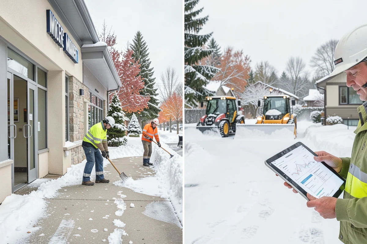 Warehouse Snow Hauling in Mercer Island, King County, WA - We map dock faces, truck lanes, and staging areas