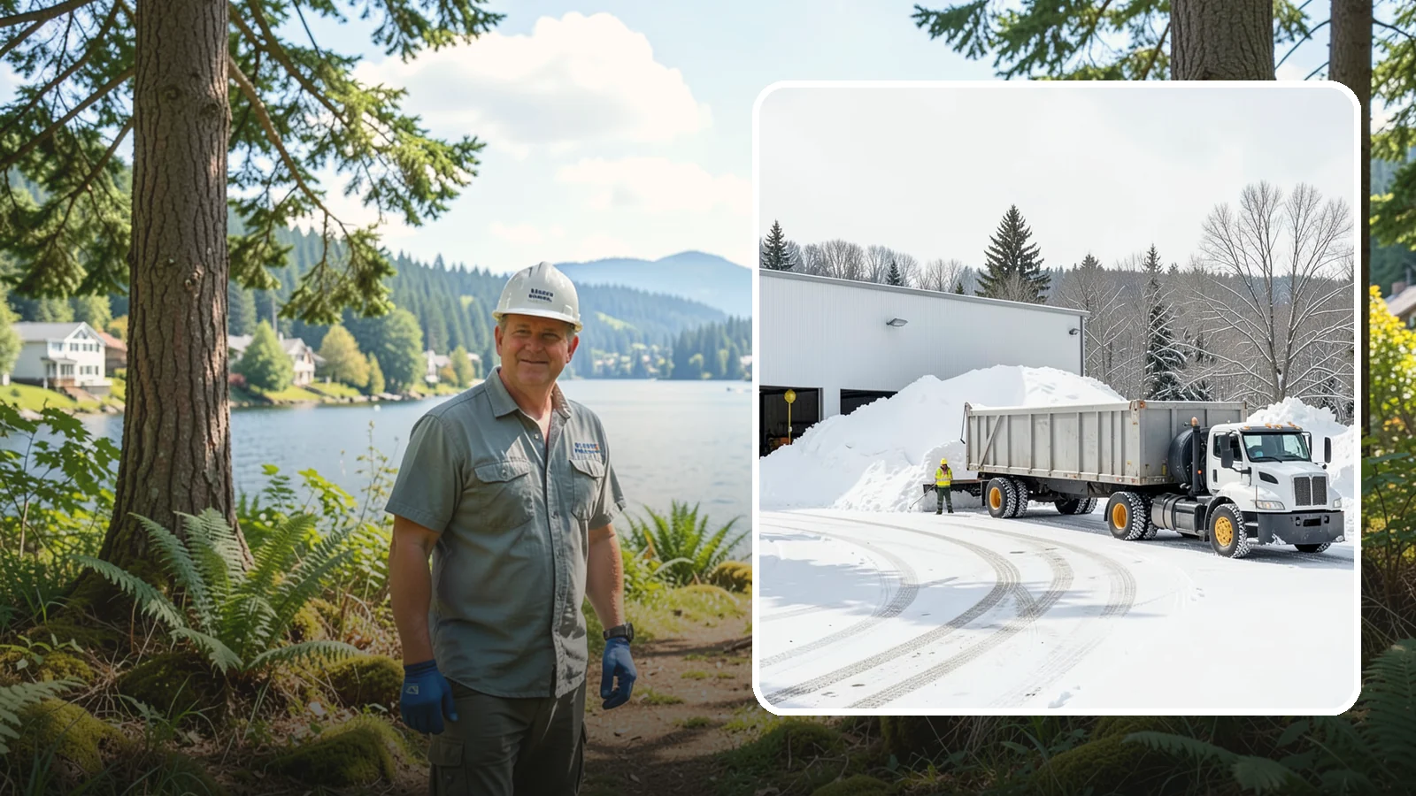 Warehouse Snow Hauling in Milton, King County, WA - We haul snow from warehouse yards, dock approaches, and truck lanes so freight keeps moving through winter.