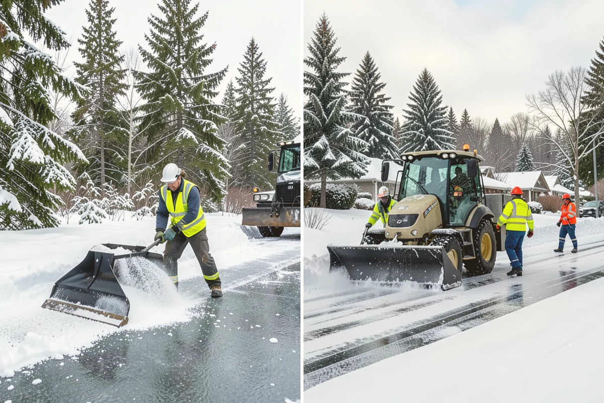 Warehouse Snow Hauling in Milton, King County, WA - We map dock faces, truck lanes, and staging areas