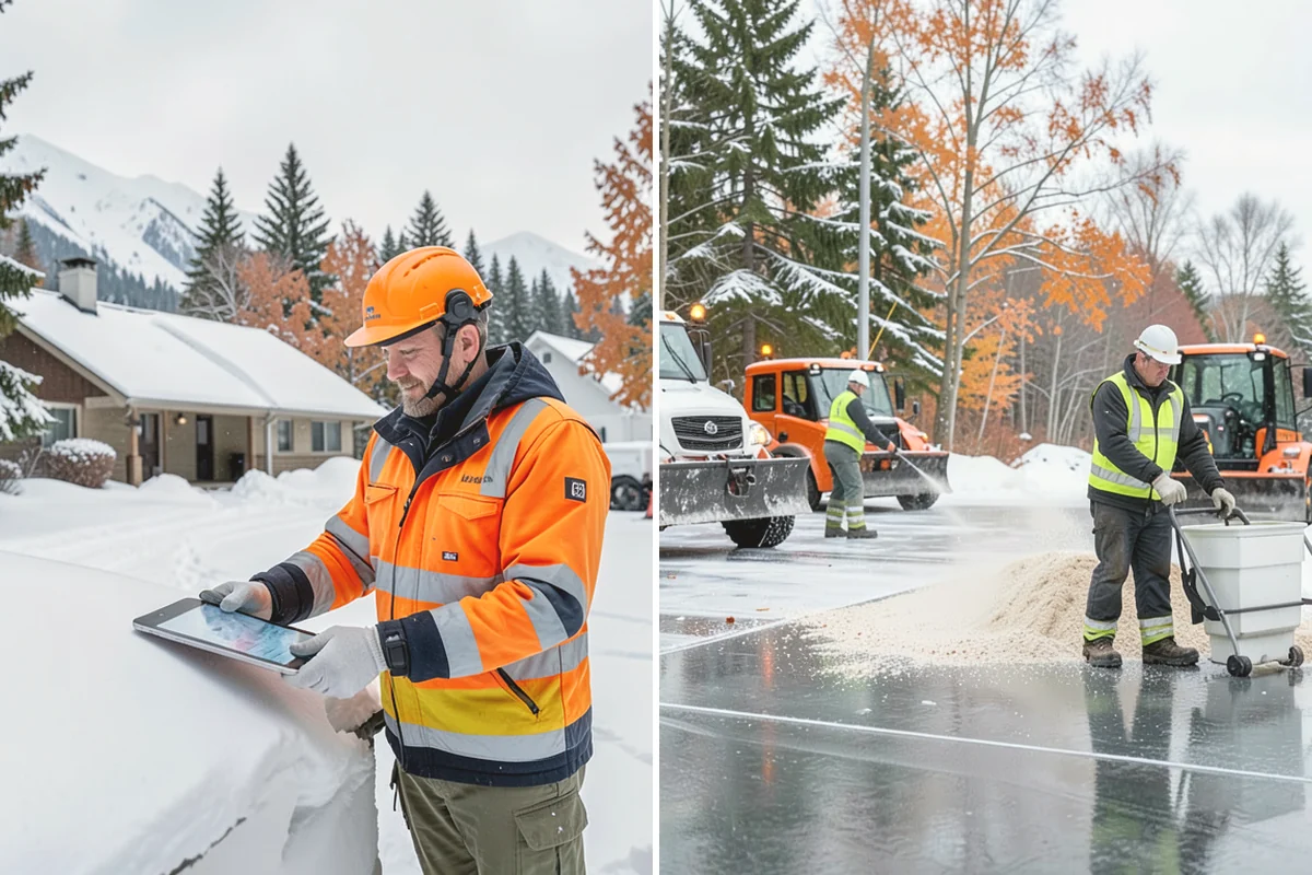 Warehouse Snow Hauling in Monroe, Snohomish County, WA - We map dock faces, truck lanes, and staging areas