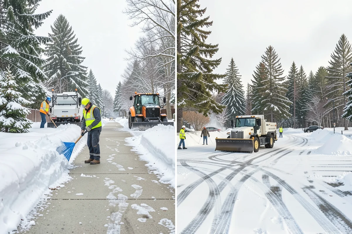 Warehouse Snow Hauling in Mountlake Terrace, Snohomish County, WA - We map dock faces, truck lanes, and staging areas