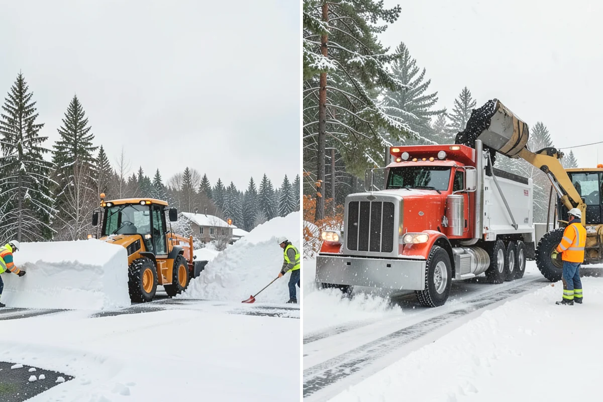 Warehouse Snow Hauling in Mukilteo, Snohomish County, WA - We map dock faces, truck lanes, and staging areas
