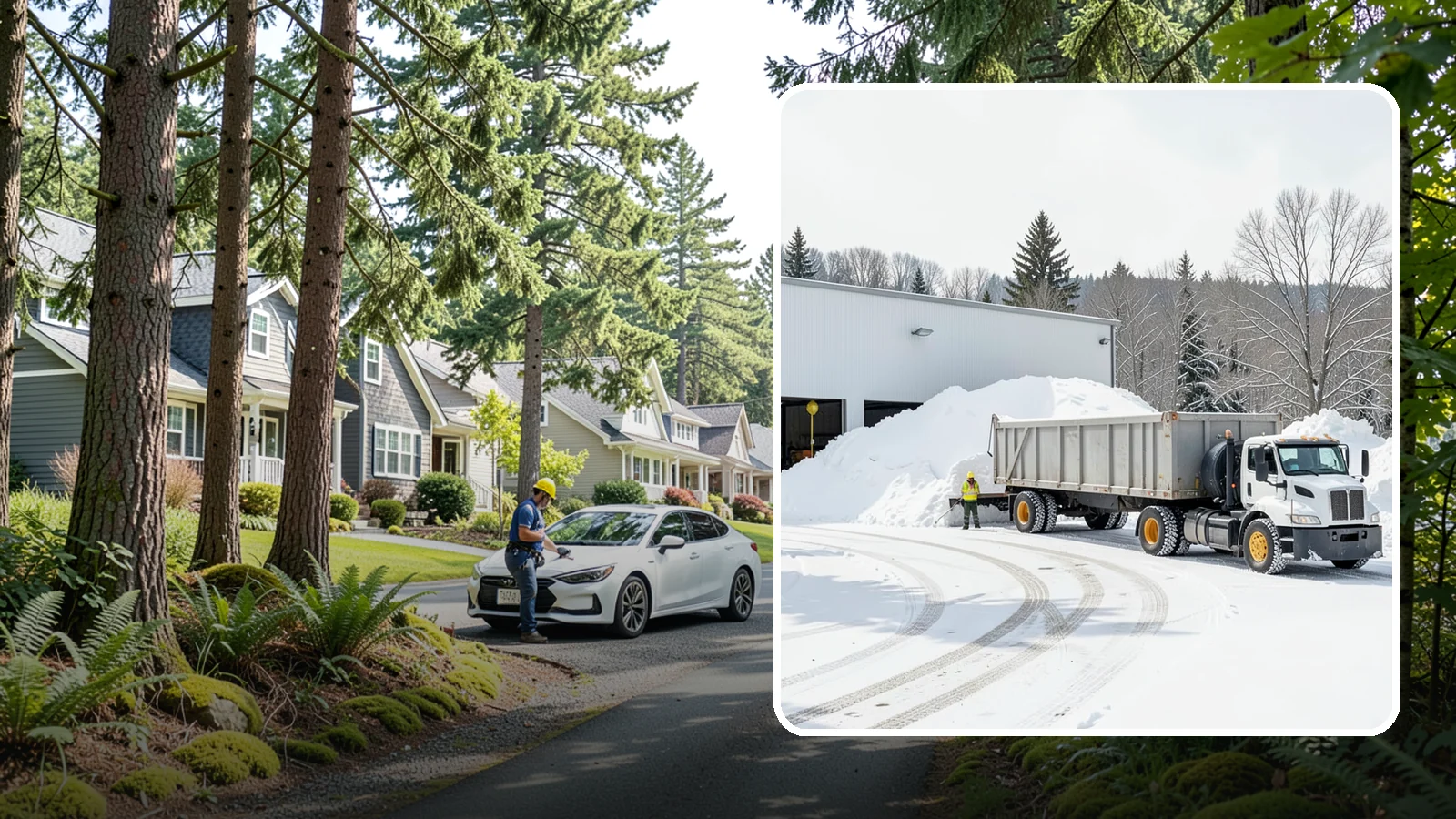 Warehouse Snow Hauling in Normandy Park, King County, WA - We haul snow from warehouse yards, dock approaches, and truck lanes so freight keeps moving through winter.