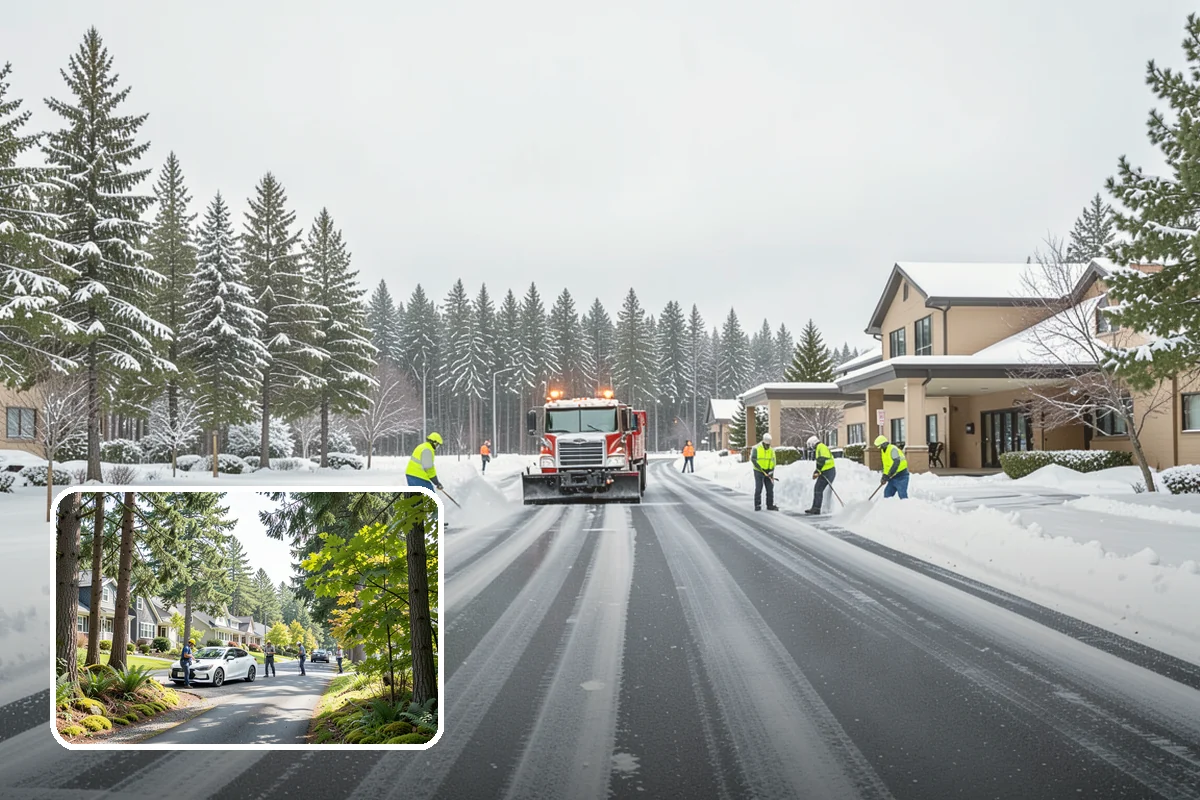 Warehouse Snow Hauling in Normandy Park, King County, WA - Keeps dock doors and truck lanes fully usable
