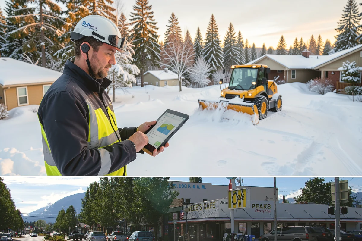 Warehouse Snow Hauling in North Bend, King County, WA - Warehouse hauling is scheduled around shipping windows whenever yard accumulation begins to restrict trailer staging and dock...