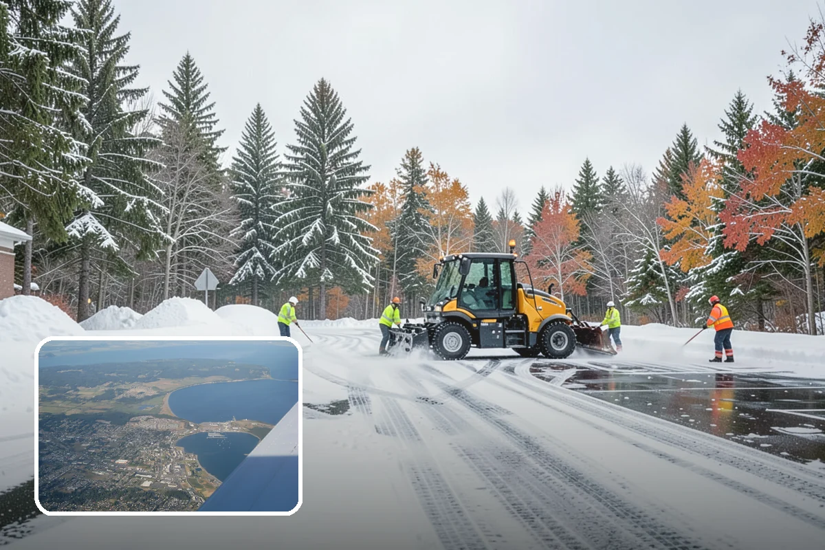 Warehouse Snow Hauling in Oak Harbor, Island County, WA - Keeps dock doors and truck lanes fully usable