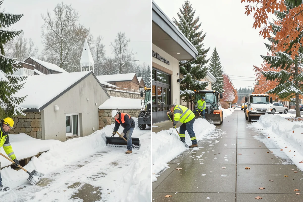 Warehouse Snow Hauling in Orting, Pierce County, WA - We map dock faces, truck lanes, and staging areas
