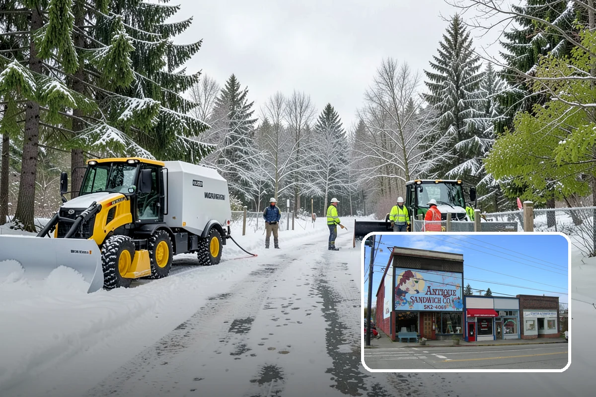 Warehouse Snow Hauling in Ruston, Pierce County, WA - Keeps dock doors and truck lanes fully usable