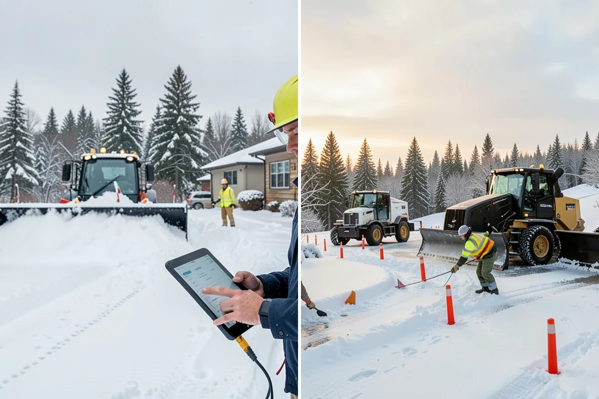 Warehouse Snow Hauling in Seattle, King County, WA - We map dock faces, truck lanes, and staging areas