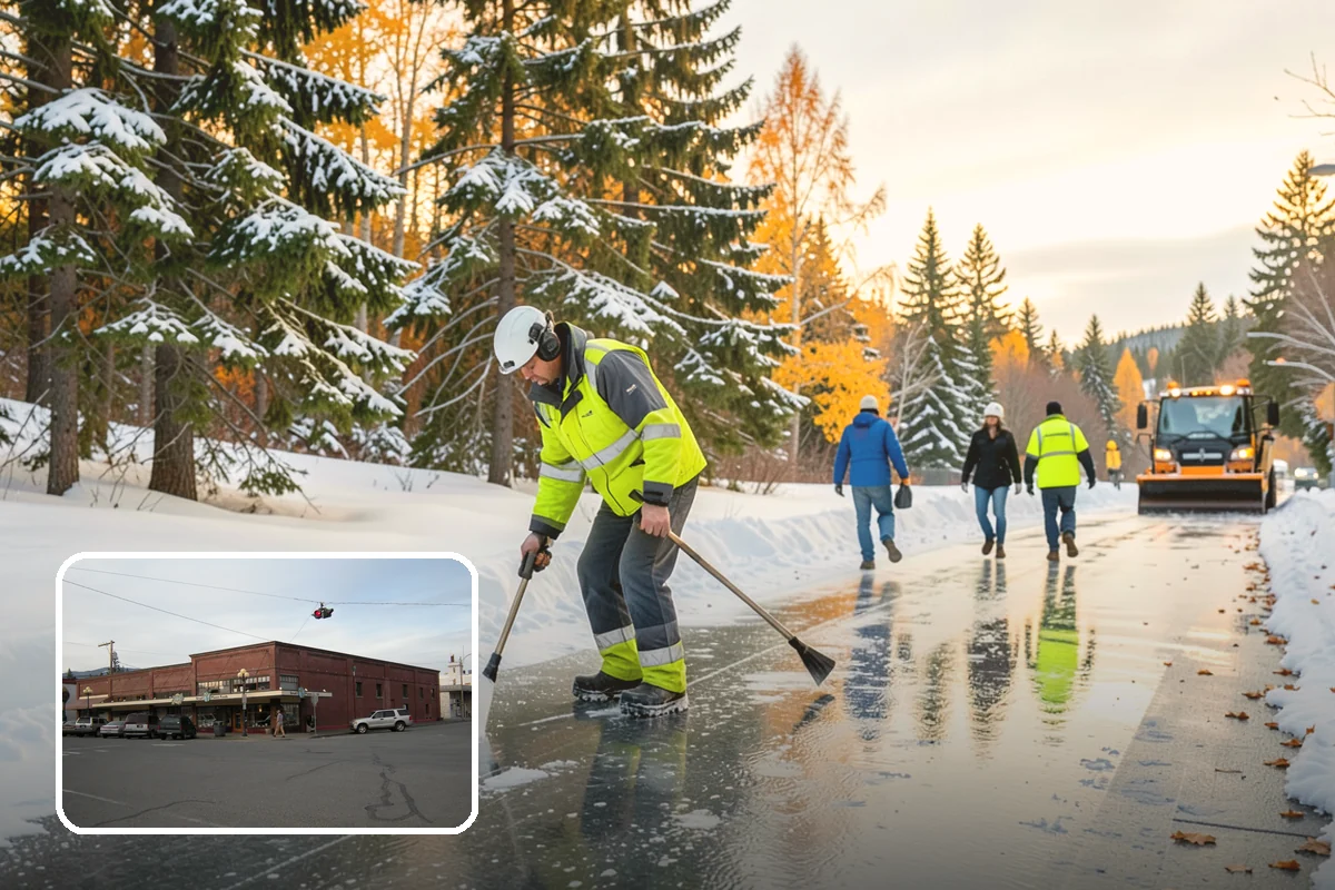 Warehouse Snow Hauling in Sedro-Woolley, Skagit County, WA - Keeps dock doors and truck lanes fully usable