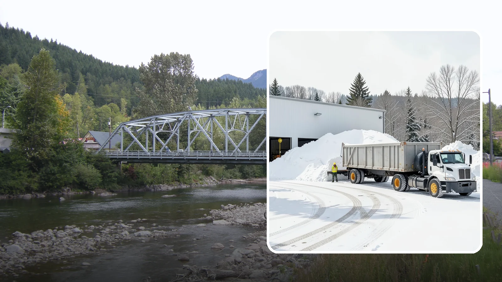 Warehouse Snow Hauling in Skykomish, King County, WA - We haul snow from warehouse yards, dock approaches, and truck lanes so freight keeps moving through winter.