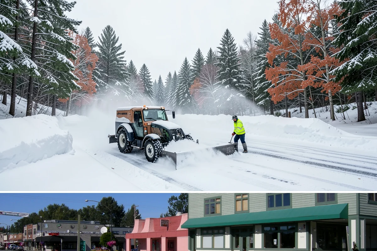 Warehouse Snow Hauling in Snoqualmie, King County, WA - Warehouse hauling is scheduled around shipping windows whenever yard accumulation begins to restrict trailer staging and dock...