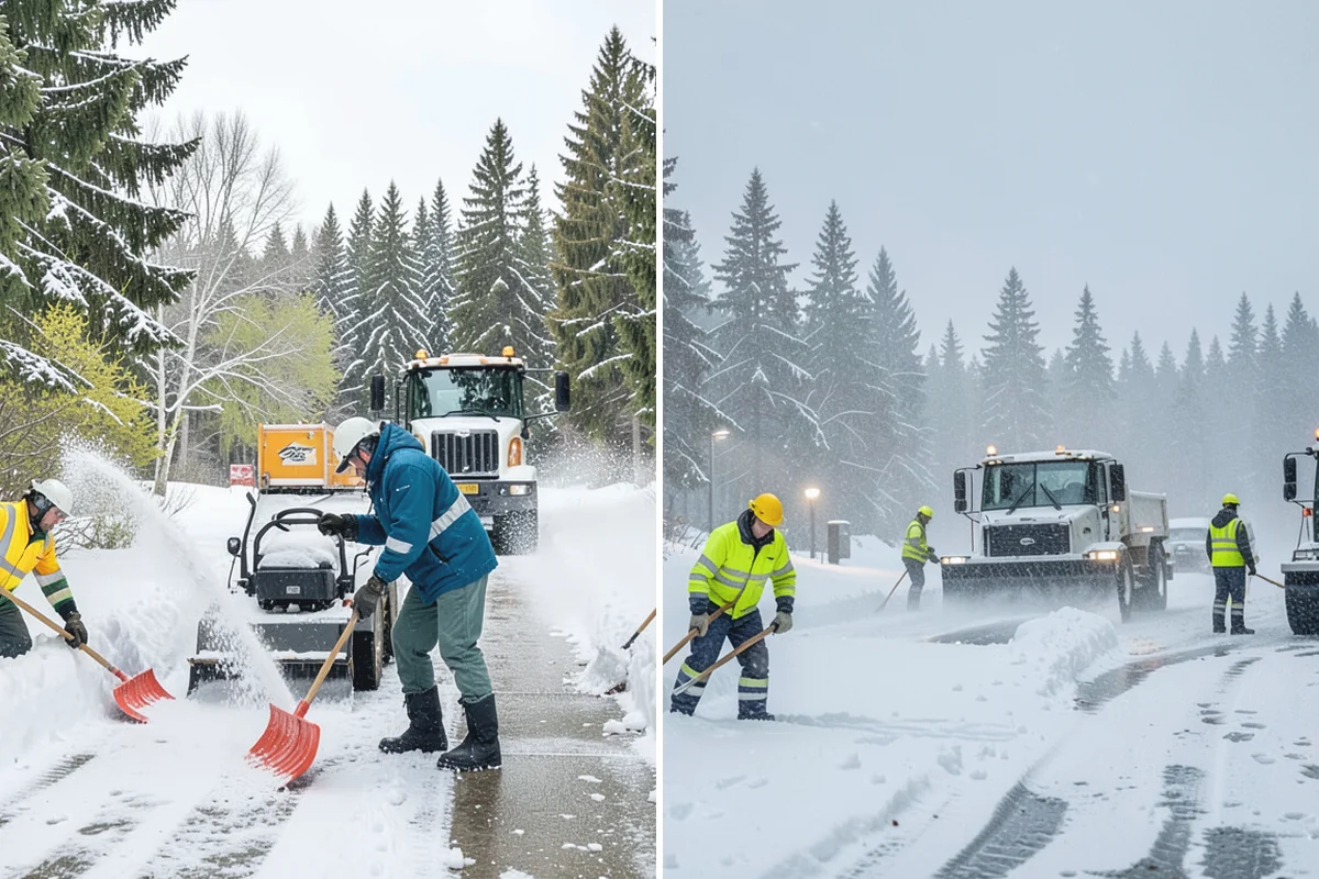 Warehouse Snow Hauling in South Prairie, Pierce County, WA - We map dock faces, truck lanes, and staging areas