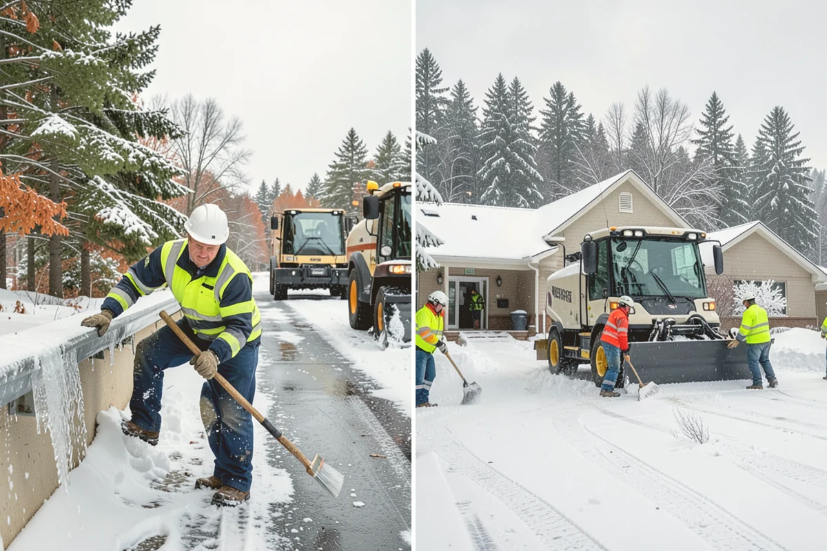 Warehouse Snow Hauling in Stanwood, Snohomish County, WA - We map dock faces, truck lanes, and staging areas