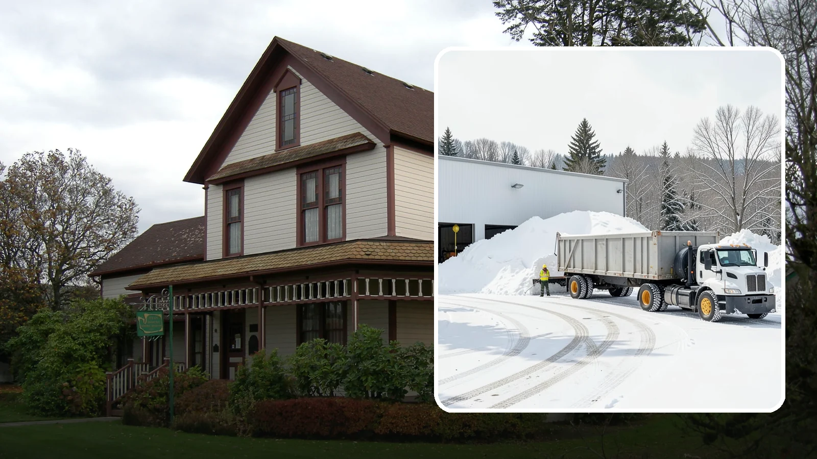 Warehouse Snow Hauling in Sumner, Pierce County, WA - We haul snow from warehouse yards, dock approaches, and truck lanes so freight keeps moving through winter.