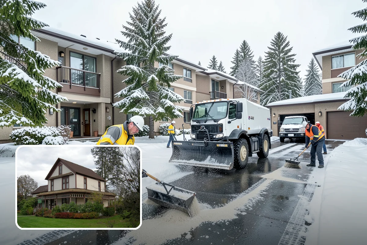 Warehouse Snow Hauling in Sumner, Pierce County, WA - Keeps dock doors and truck lanes fully usable