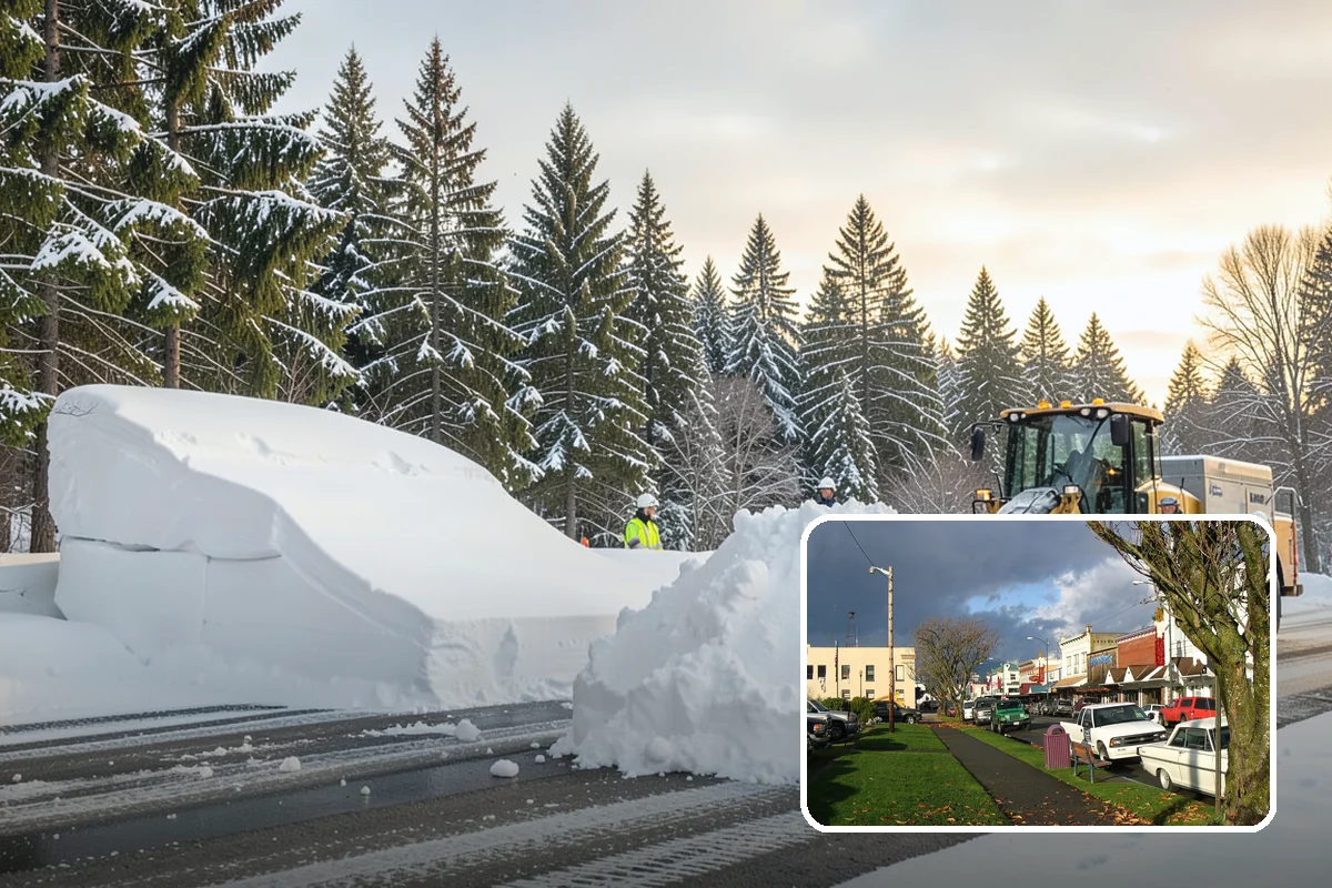 Warehouse Snow Plowing in Arlington, Snohomish County, WA - Trailer yards and dock aprons cleared for continuous freight flow