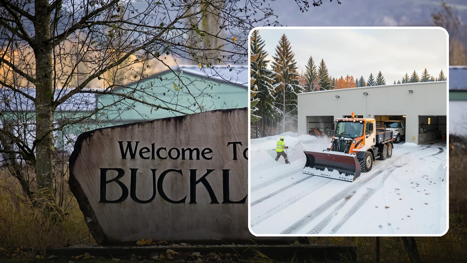 Warehouse Snow Plowing in Buckley, Pierce County, WA - We plow warehouse lots, loading docks, and trailer yards so trucks dock and depart without weather delays.