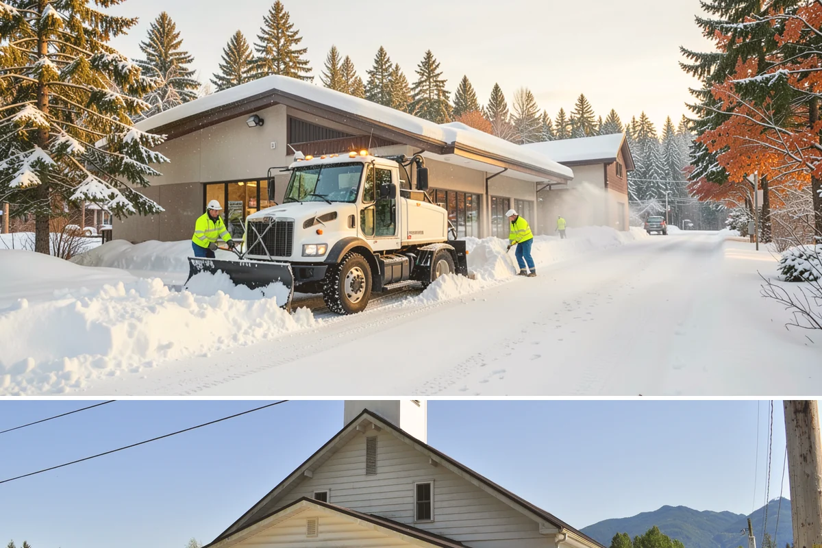 Warehouse Snow Plowing in Concrete, Skagit County, WA - Lock in service before winter so your docks keep receiving and shipping through any snow.
