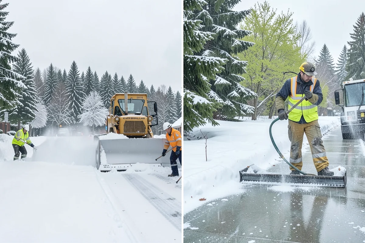 Warehouse Snow Plowing in Coupeville, Island County, WA - Map the trailer yard, dock approaches, and employee lot with your dock schedule